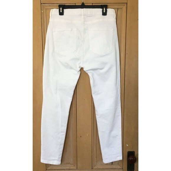 Everlane Womens The High Rise Straight Leg Denim Jeans Size 31 Reg. White SP EXC - Picture 8 of 11